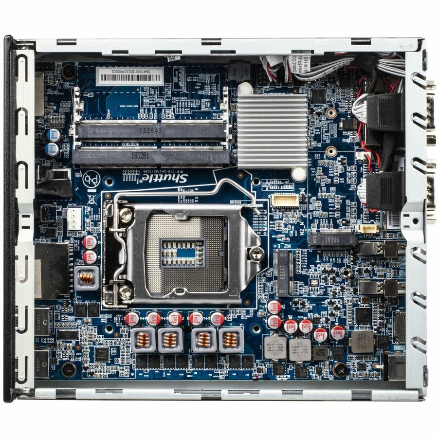 Shuttle XPC slim DH470 Barebone System - Slim PC - Socket LGA-1200 - 1 x Processor Support