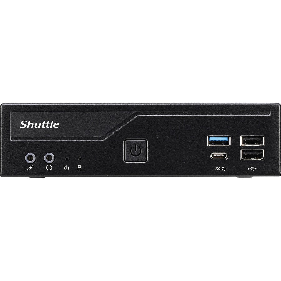 Shuttle XPC slim DH610S Barebone System - Slim PC - Socket LGA-1700 - 1 x Processor Support