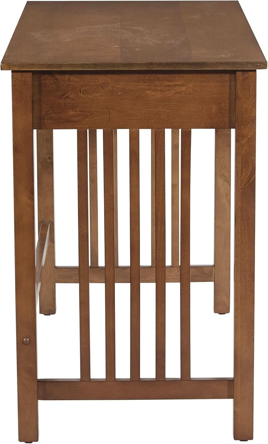 Sierra Mission Writing Desk with Pull-Out Storage Drawer