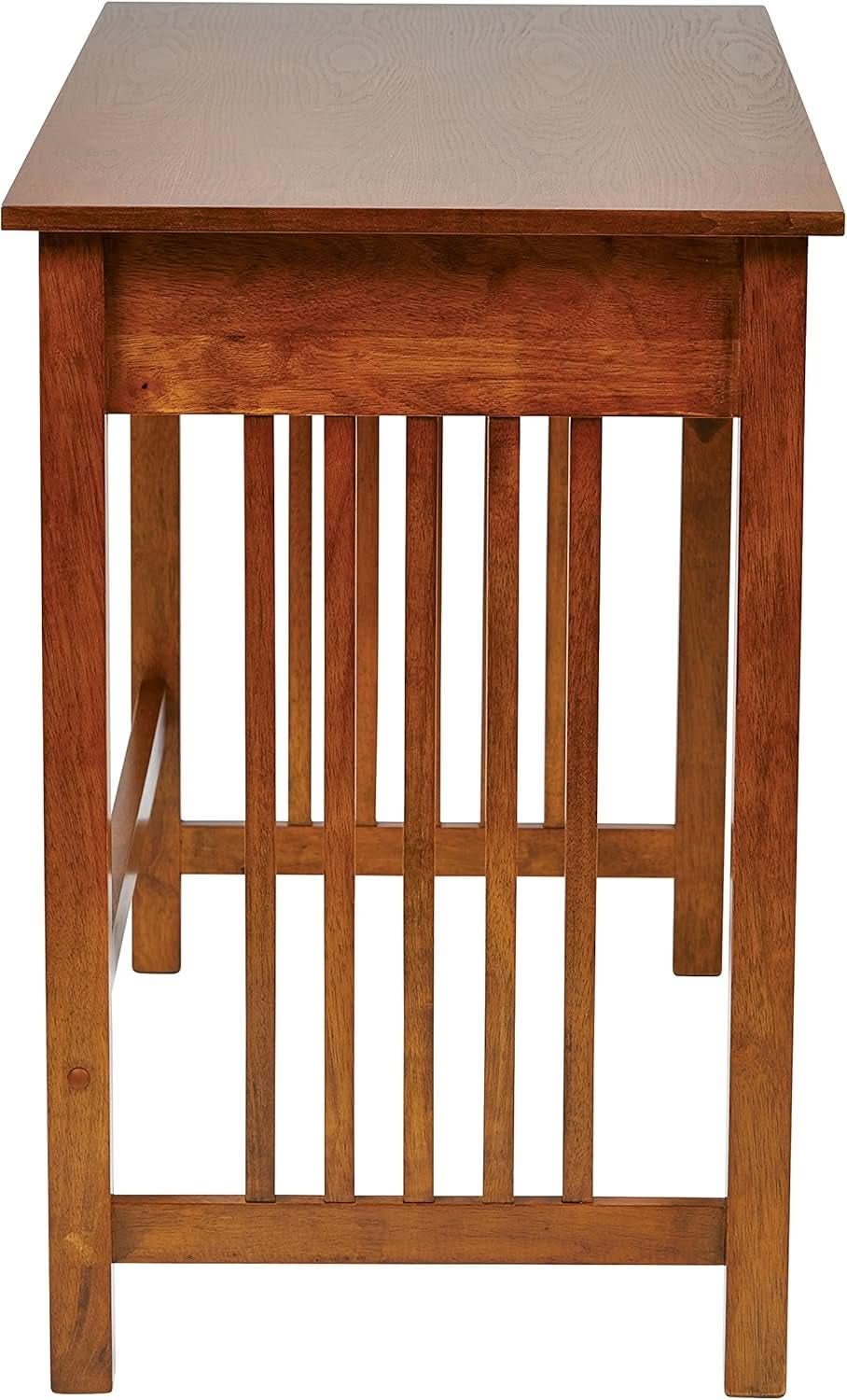 Sierra Mission Writing Desk with Pull-Out Storage Drawer