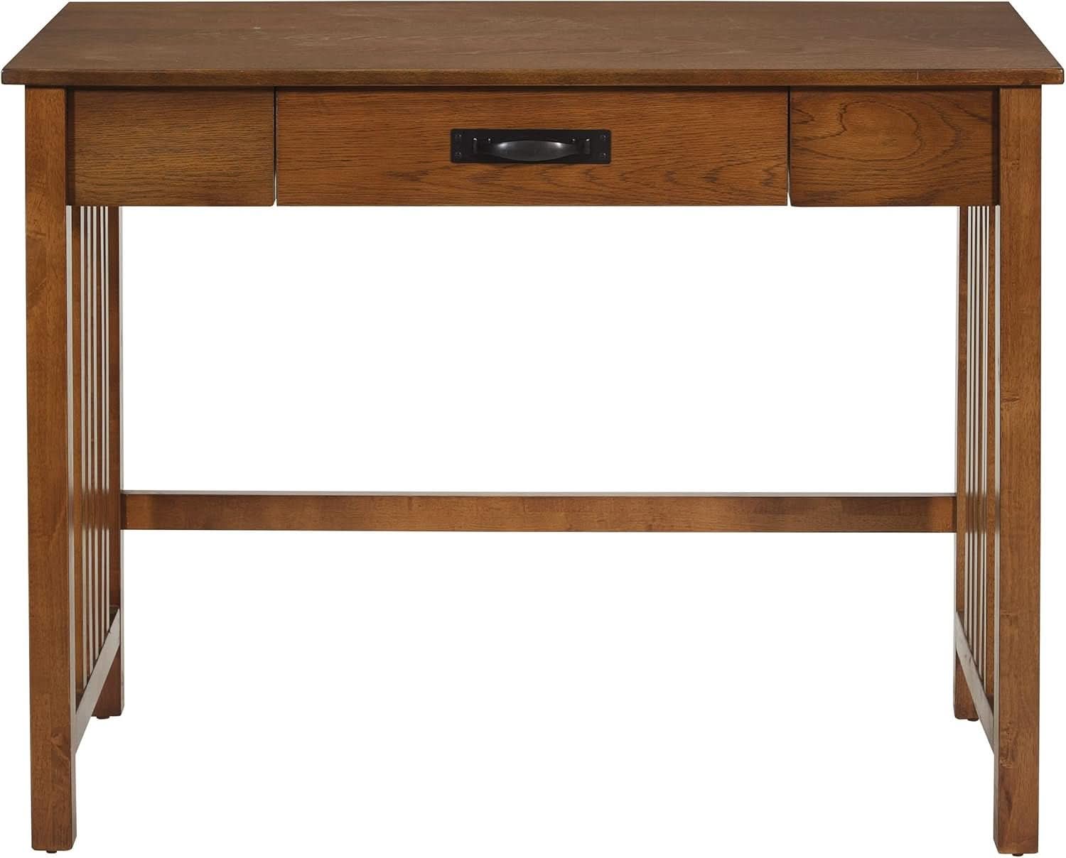 Sierra Mission Writing Desk with Pull-Out Storage Drawer