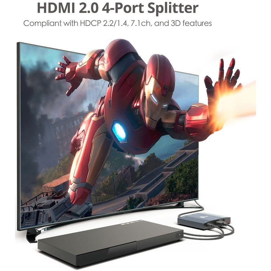 Siig 1X4 Hdmi 2.0 4K Hdr Splitter With Edid
