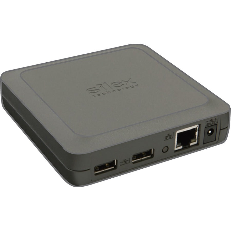 Silex Usb Device Server, 2X Usb 2.0, 10/100/1000 Lan, Us Power Supply