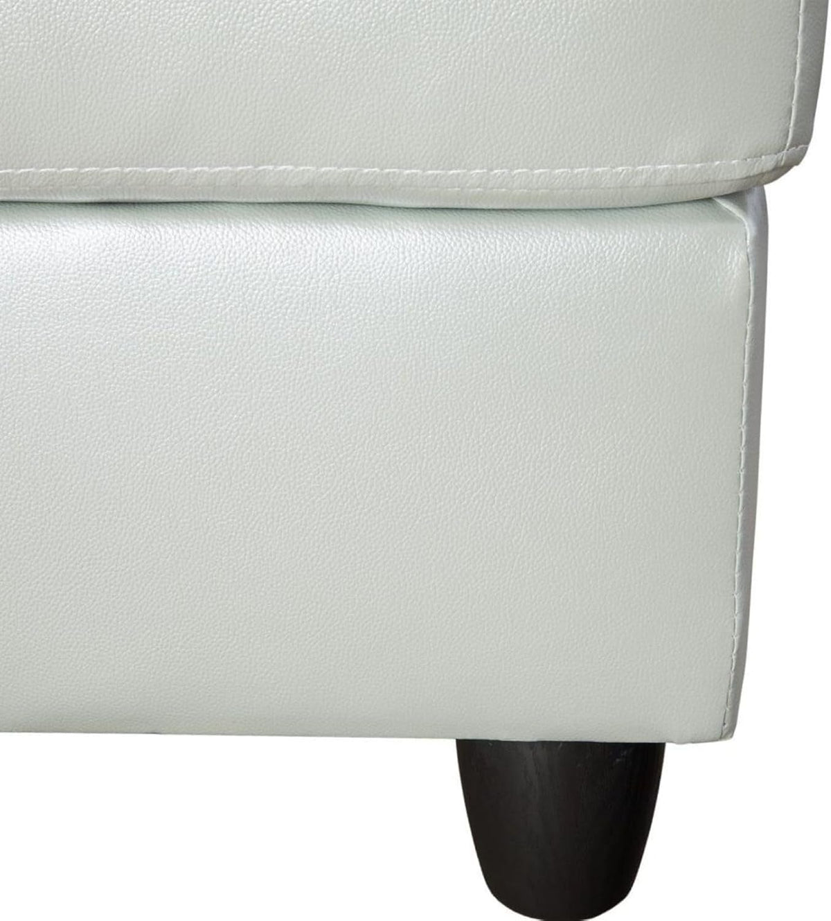 Silver Green L Shaped Sofa Set With Storage Ottoman 3 Piece