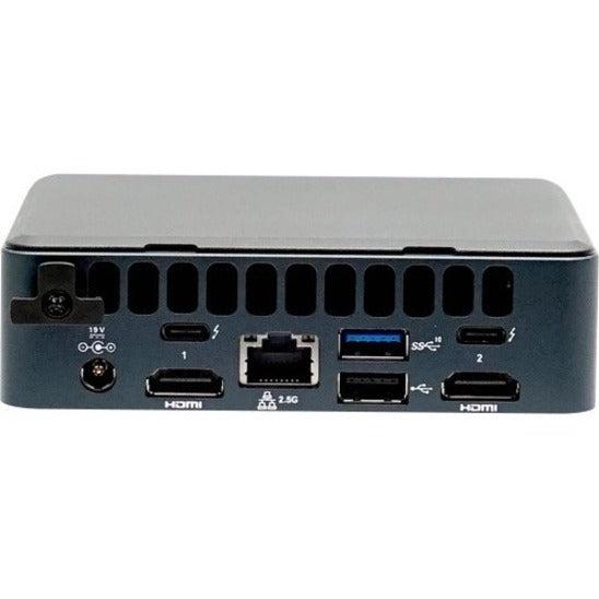SimplyNUC Tiger Canyon NUC11TNKi3 Desktop Computer - Intel Core i3 11th Gen i3-1115G4 Dual-core (2 Core) 1.70 GHz - 4 GB RAM DDR4 SDRAM - 256 GB M.2 PCI Express SSD - Slim PC