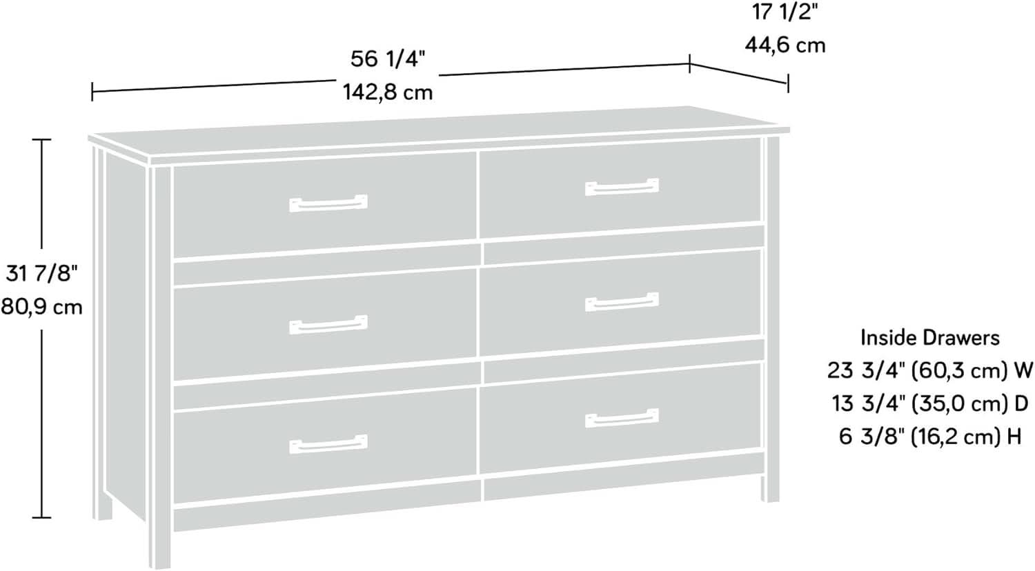 Sindoori Mango Six Drawer Dresser Stability Tested