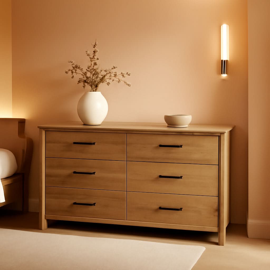 Sindoori Mango Six Drawer Dresser Stability Tested