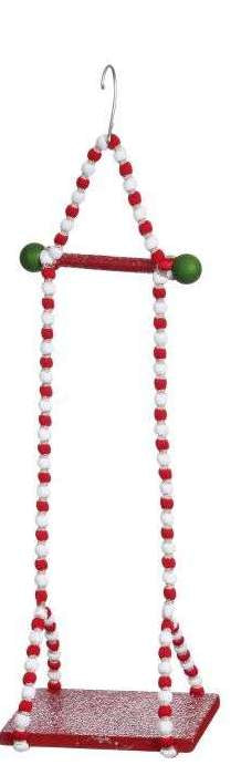 Single Elf Small Swing - Red And White