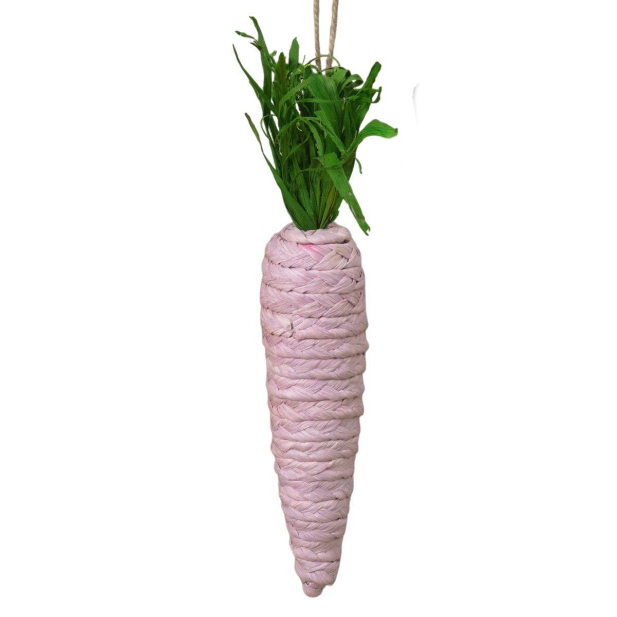 Sisal Rope Carrot Ornament -