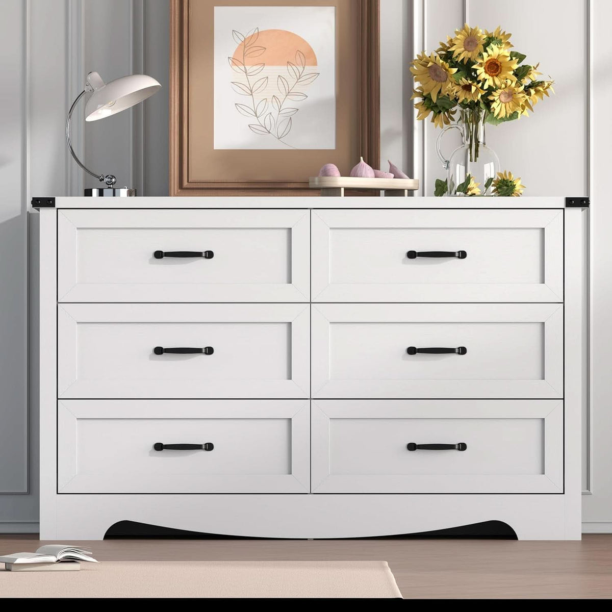 Six Drawer Dresser FortySevenInch Television Console