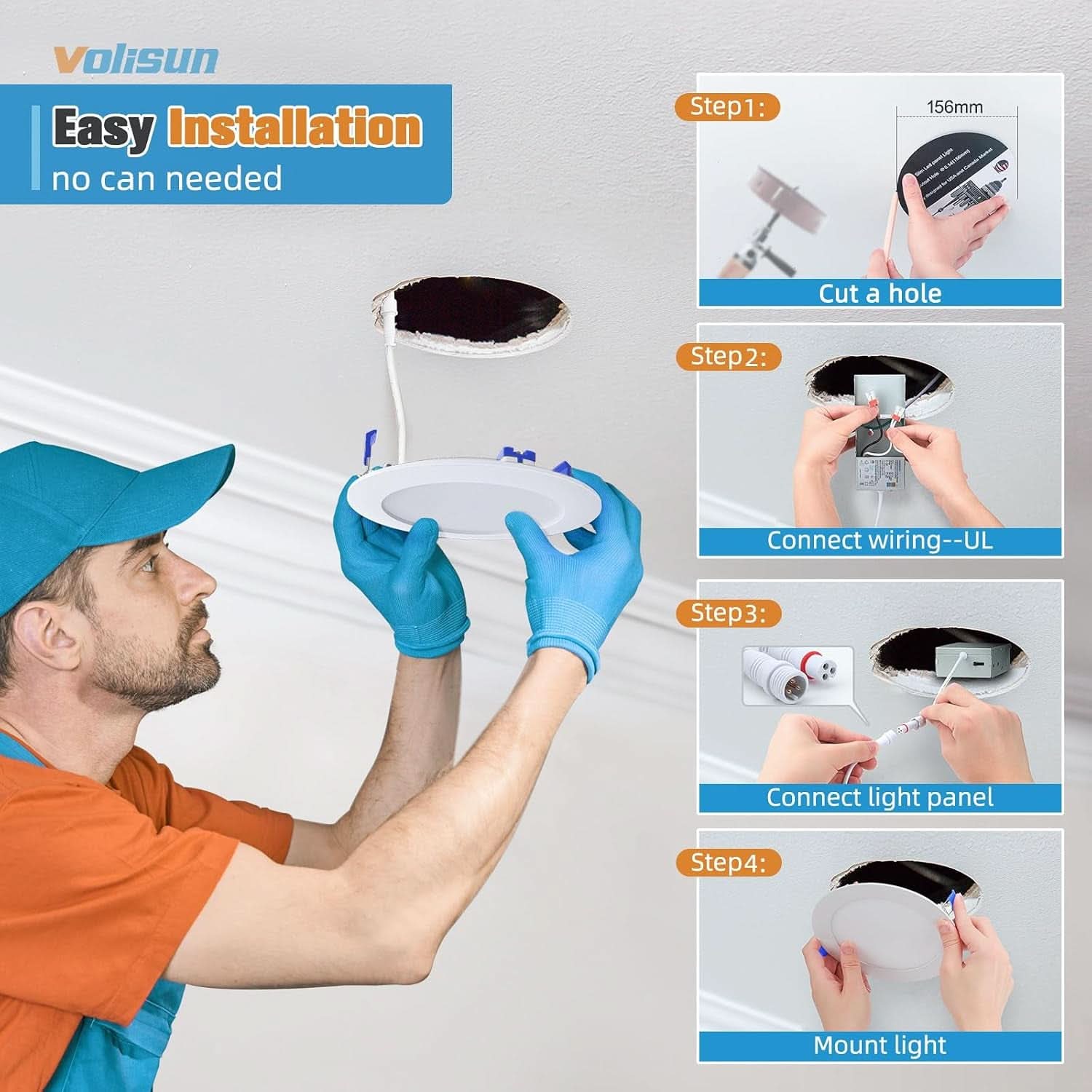Six Inch Recessed LED Downlight 5CCT Dimmable
