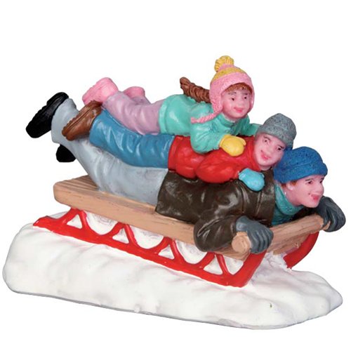 Sledding With Dad