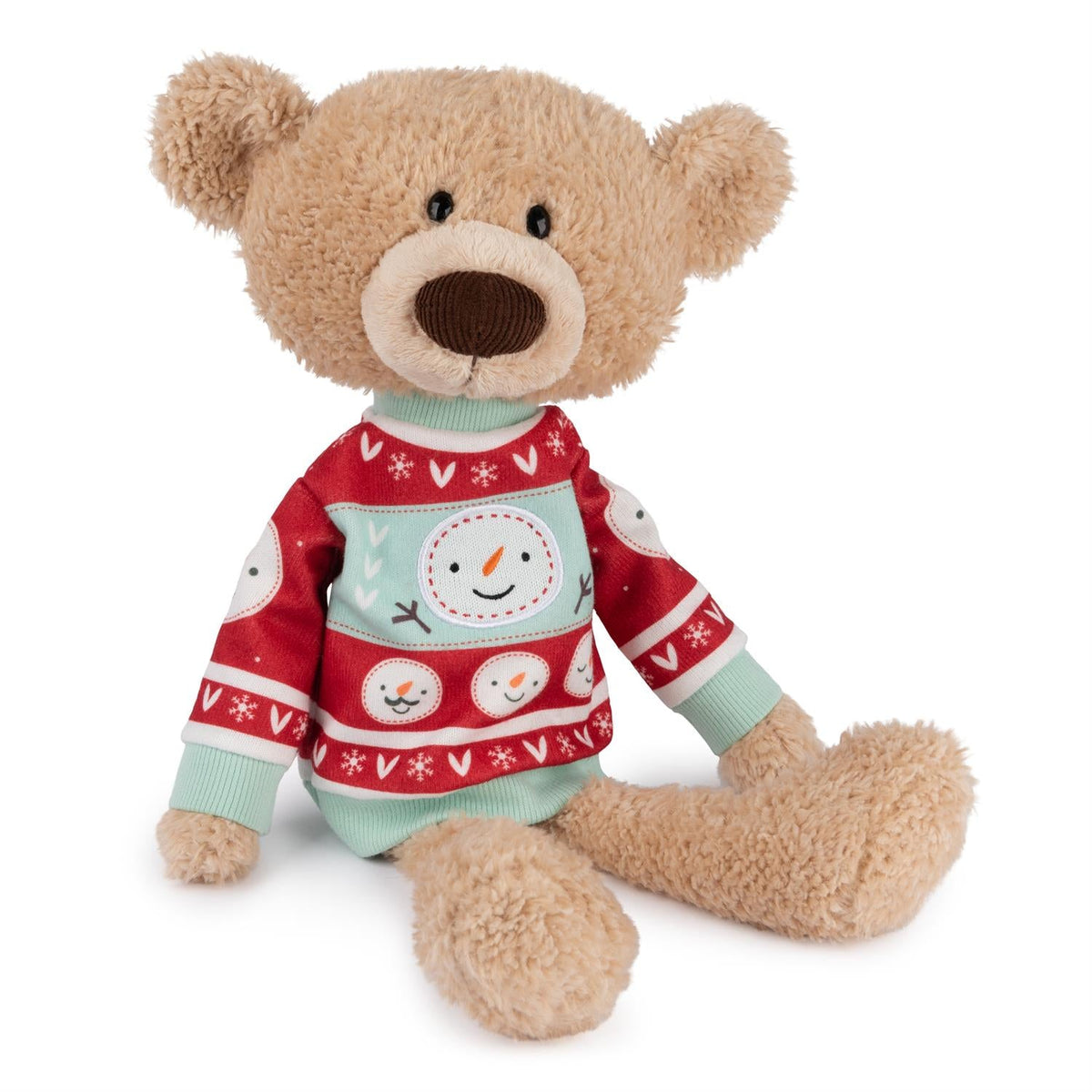 Sleigh Toothpick Bear with Holiday Sweater