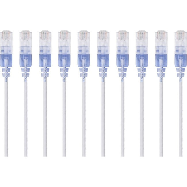 Slim Cat6A Cable - 10Pk_ 10Ft White