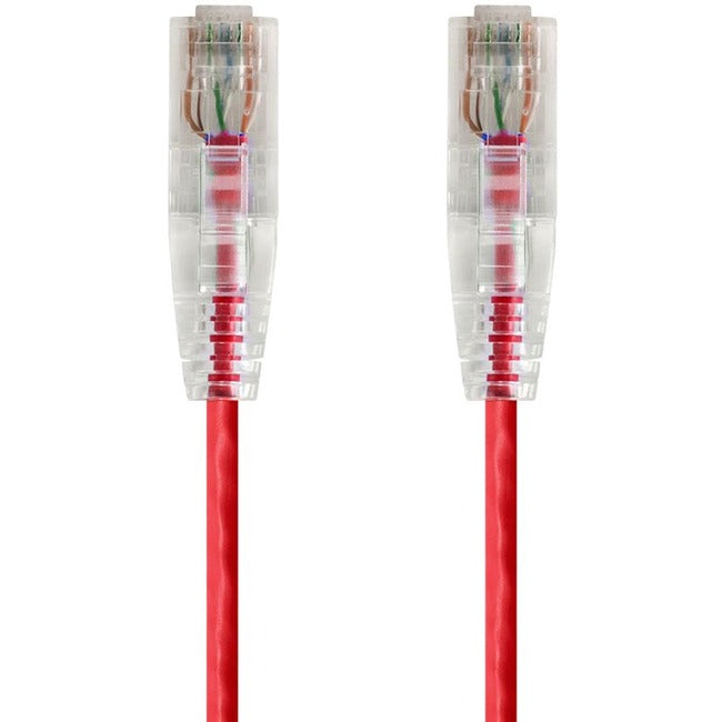 Slimrun Cat6 Utp Cable-10Ft Red