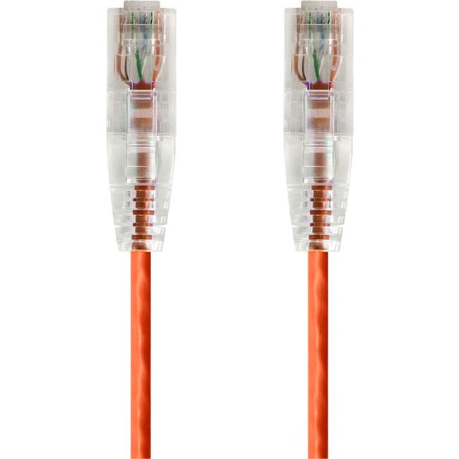 Slimrun Cat6 Utp Cable-1Ft Orange