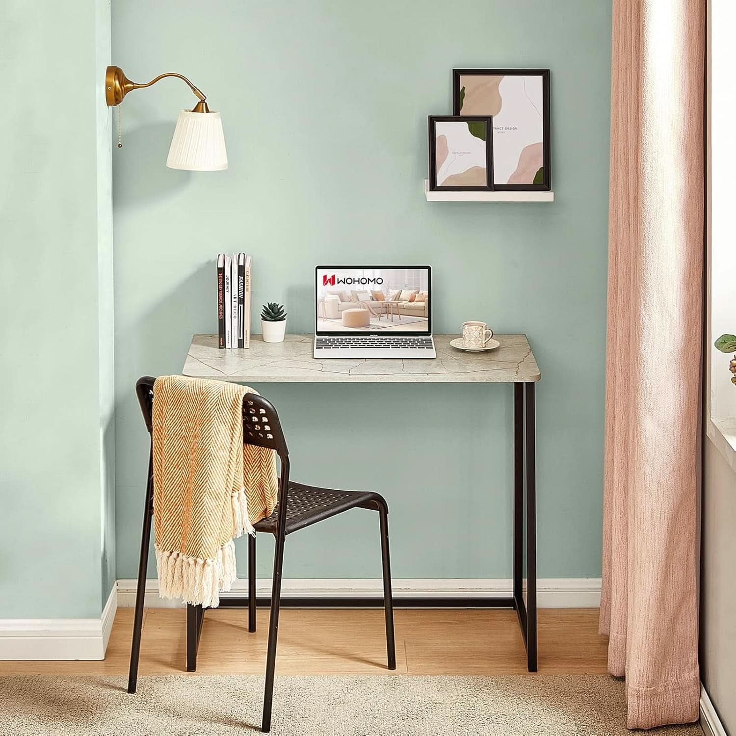 Small Foldable Computer Desk For Home Office Everyday Use