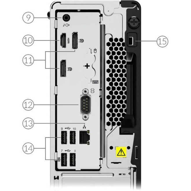 Small Form Factor Desktop PC - Lenovo ThinkCentre M70s Intel Core i5 | tecisoft.com 11DC0037US