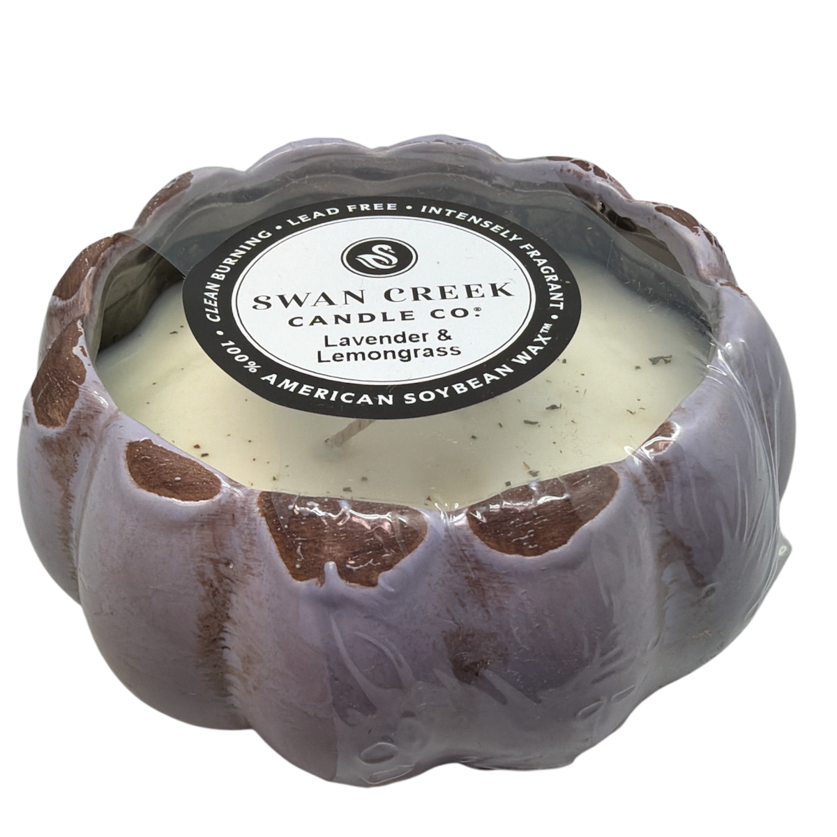 Small Petal Bowl Soy Candle - Lavender and Lemongrass