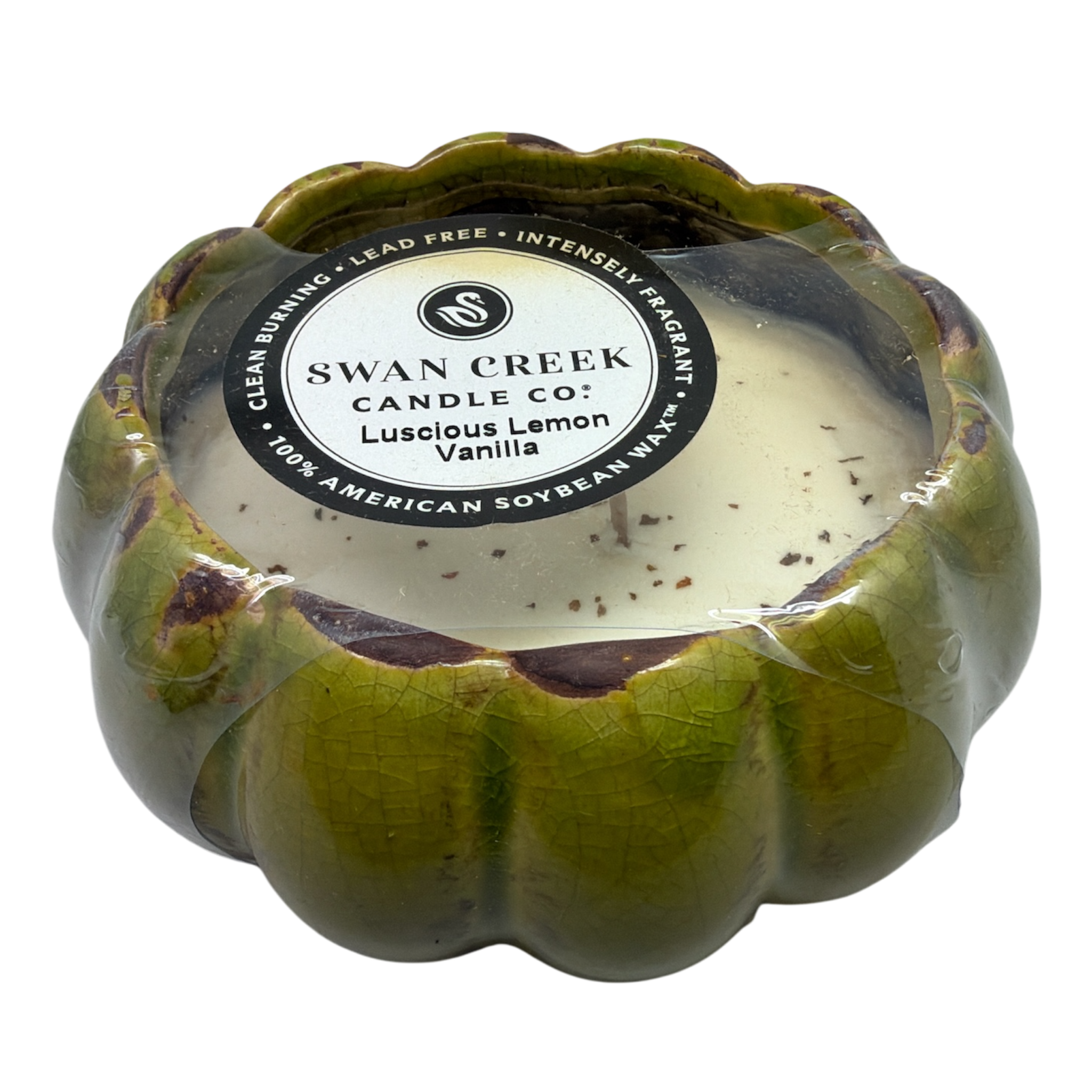 Small Petal Bowl Soy Candle - Luscious Lemon Vanilla