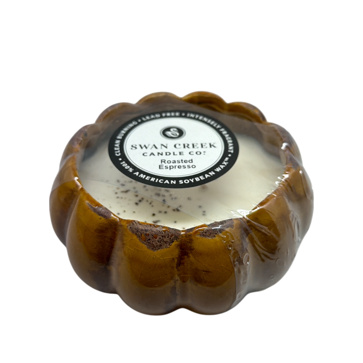 Small Petal Bowl Soy Candle - Roasted Expresso