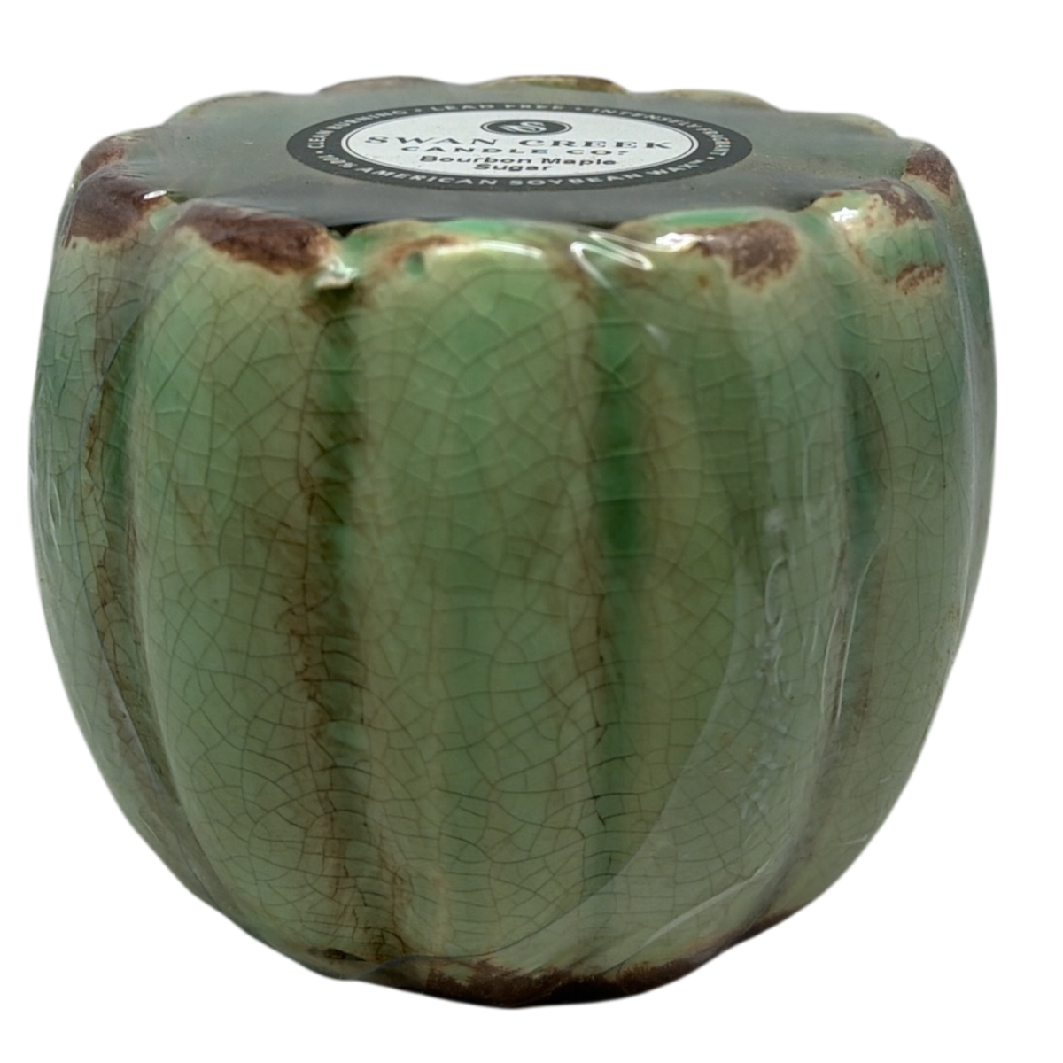 Small Petal Pot Soy Candle - Bourbon Maple Sugar