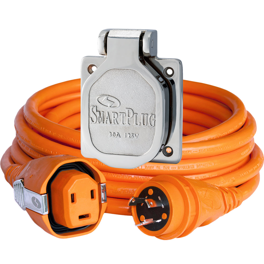 SmartPlug 30 AMP Dual Configuration Cordset & Stainless Steel Inle