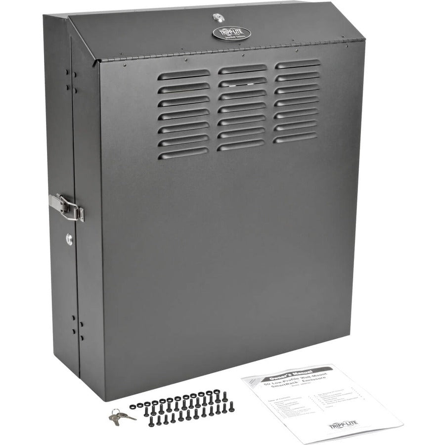 SmartRack 4U Low-Profile Wall-Mount Rack Enclosure Cabinet | Tripp Lite by Eaton SRWF4U