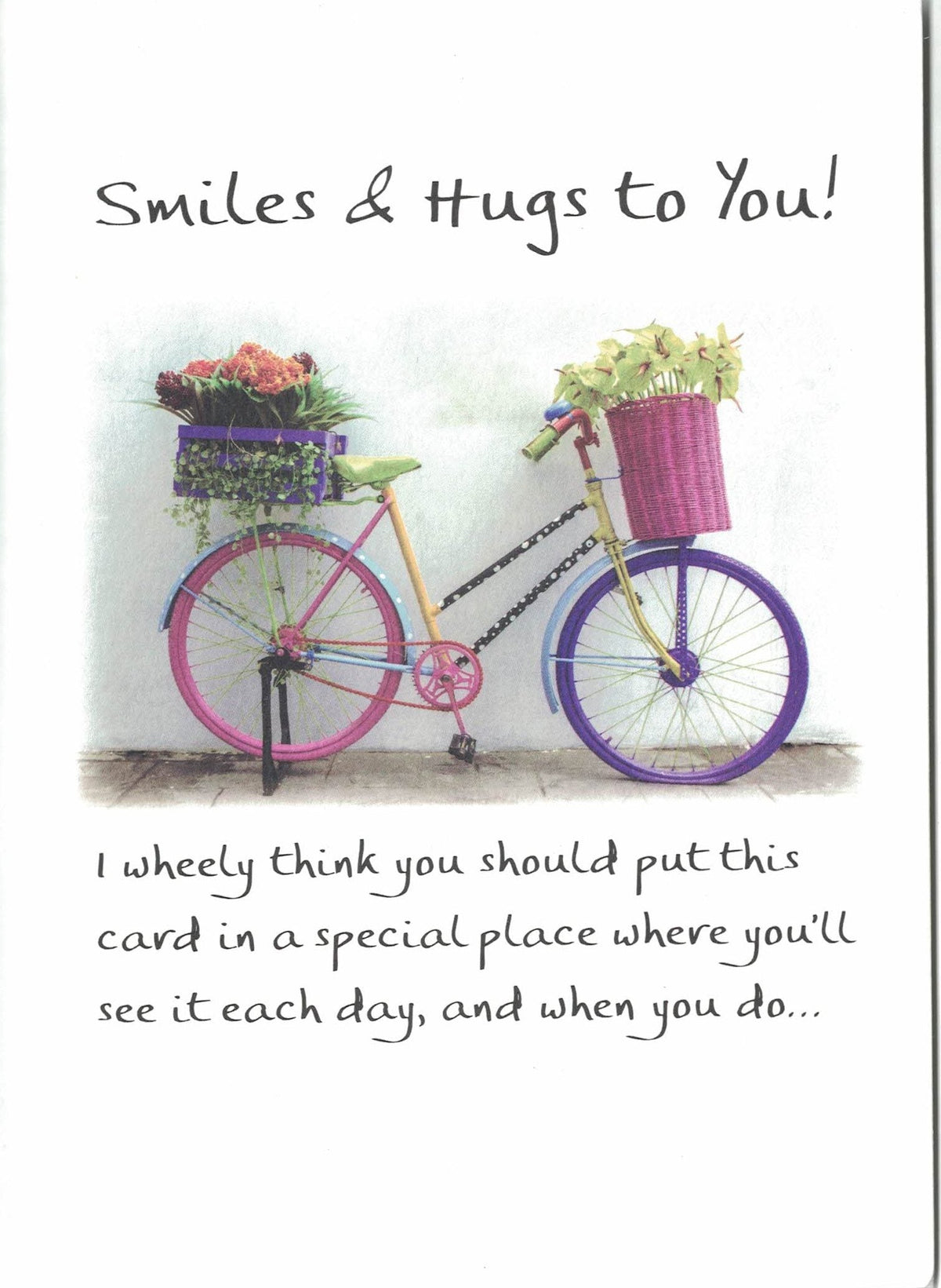 Smiles And Hugs To You Greeting Card