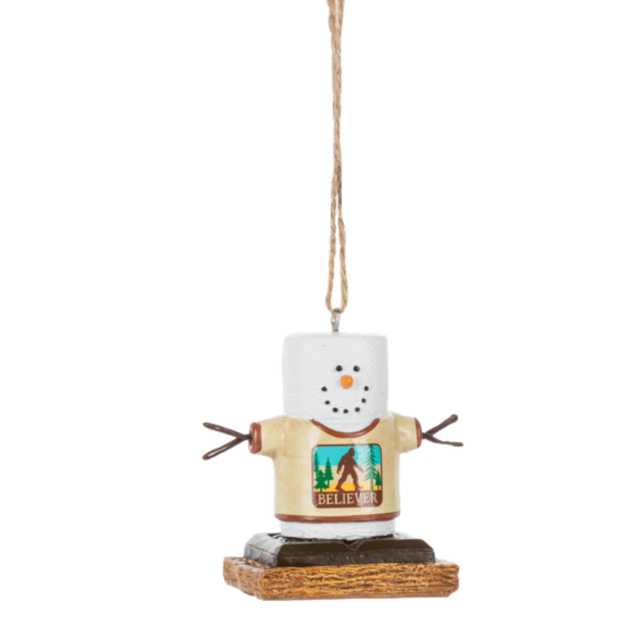 S'mores Shenanigans - Bigfoot Believer Ornament