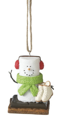 S'mores Winter Sport Ornament - Skating