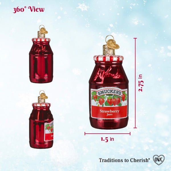 Smucker's Strawberry Jam Ornament