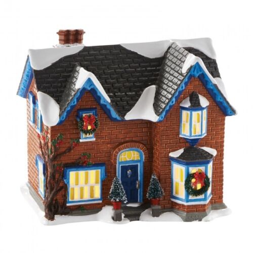 Snow Village Gothic Revival Farm Light House, 6.7 inch