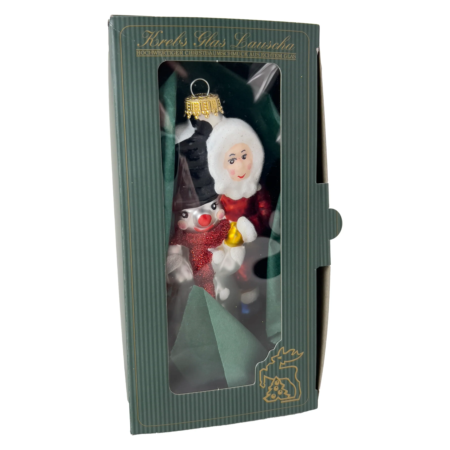 Snowman with Child Figurine Ornament - 5 Inch