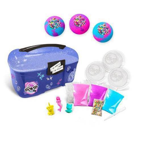 So Bomb DIY Bath Bomb Caddy Kit for Kids 6+ with Surprises