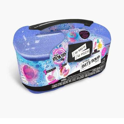 So Bomb DIY Bath Bomb Caddy Kit for Kids 6+ with Surprises