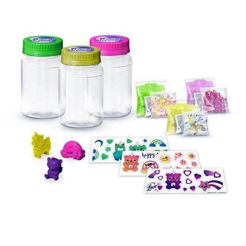 So Glow DIY 3 Pack Mini Jars with LED Lights for Kids Creativity