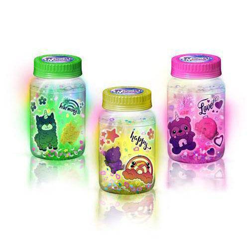 So Glow DIY 3 Pack Mini Jars with LED Lights for Kids Creativity