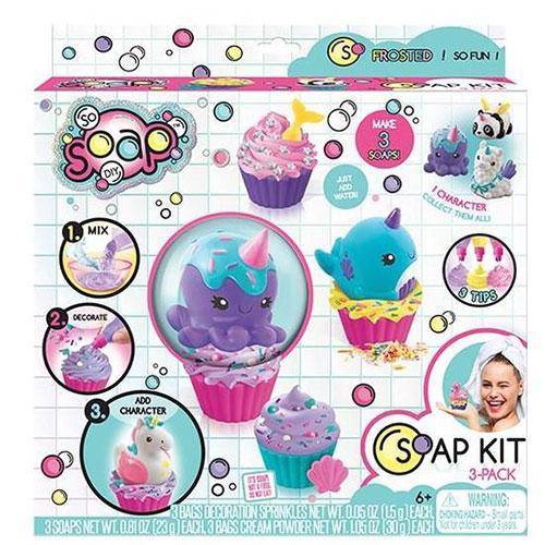 So Soap DIY 3 Pack Kit – Fun Frosted Soaps for Kids 6+