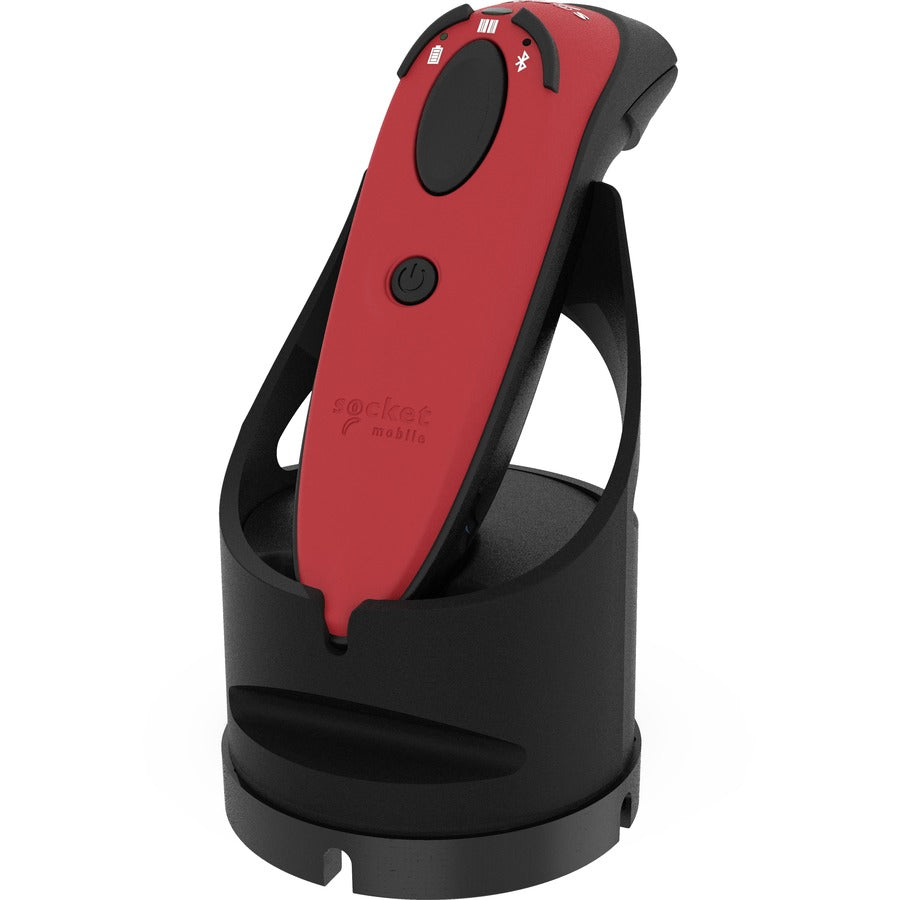 Socket Mobile DuraScan&reg; D740, Universal Barcode Scanner, Red & Charging Dock CX3781-2541