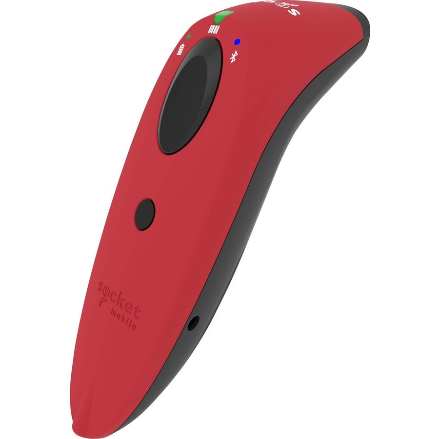 Socket Mobile Socketscan&Reg; S730, Laser Barcode Scanner, Red & White Charging Dock