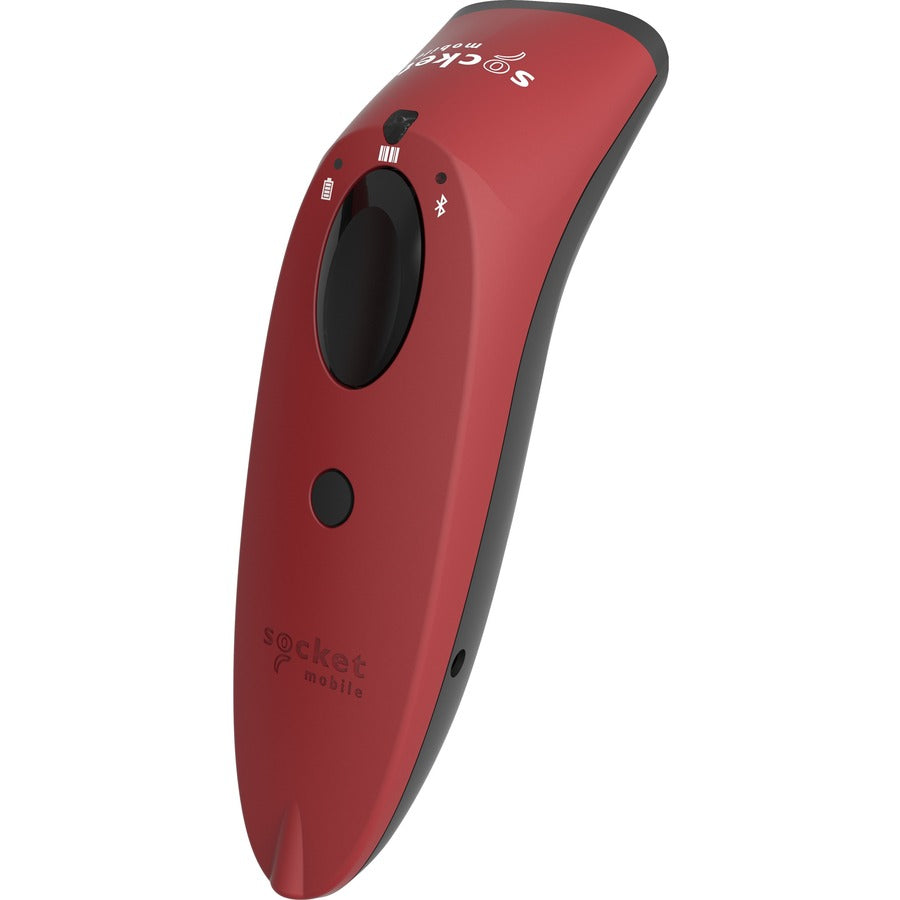 Socket Mobile Socketscan&Reg; S730, Laser Barcode Scanner, Red & White Charging Dock