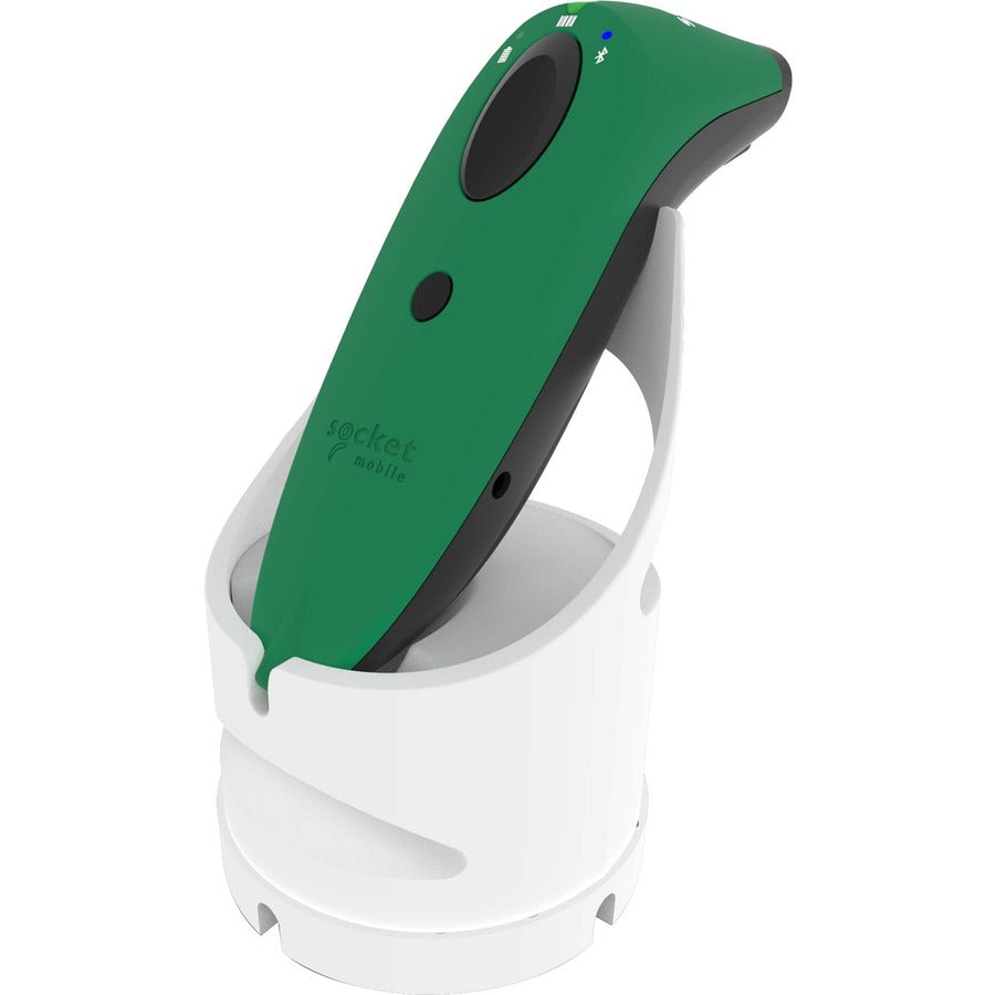 Socket Mobile Socketscan&Reg; S740, Universal Barcode Scanner, Green & White Dock
