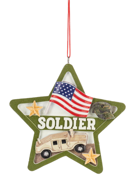 Soldier's Star: Green Fields of Service Ornament