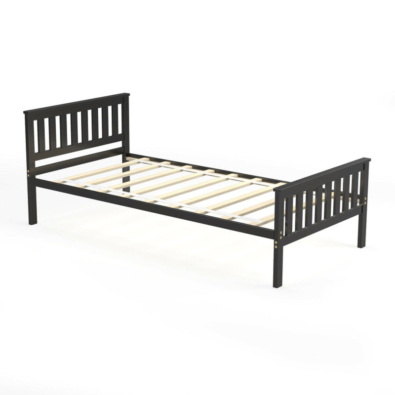 Solid Wood Platform Bed Twin Full Queen With Headboard