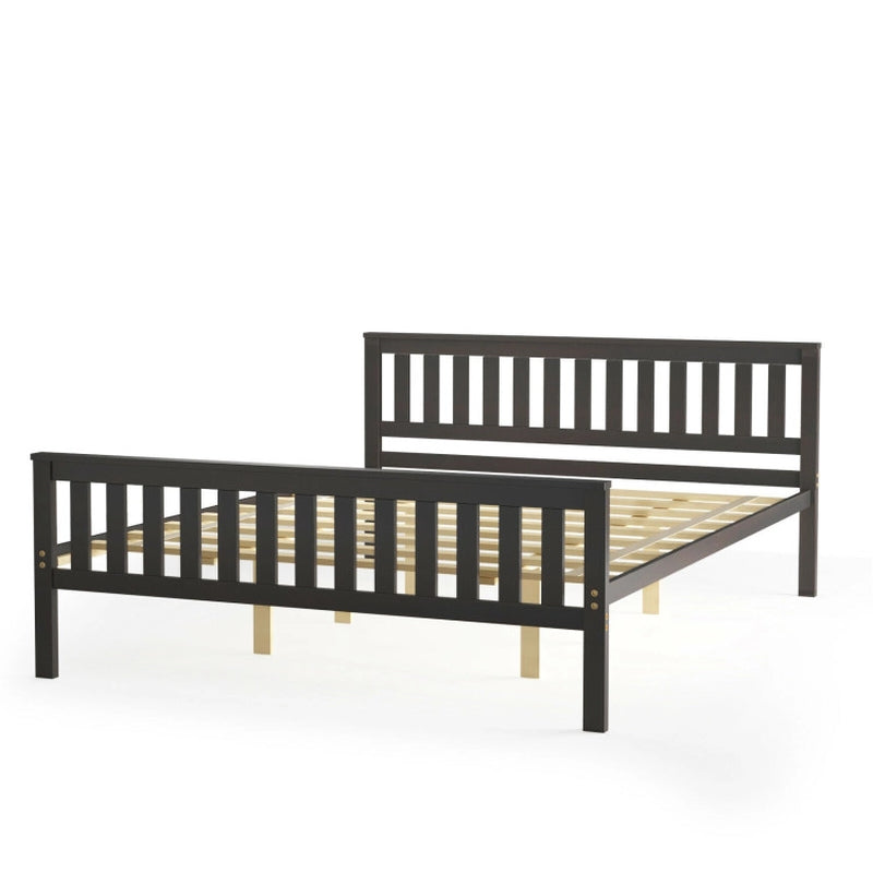 Solid Wood Platform Bed Twin Full Queen With Headboard
