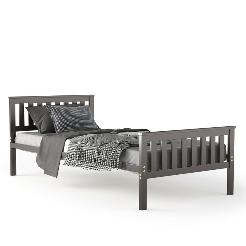 Solid Wood Platform Bed Twin Full Queen With Headboard