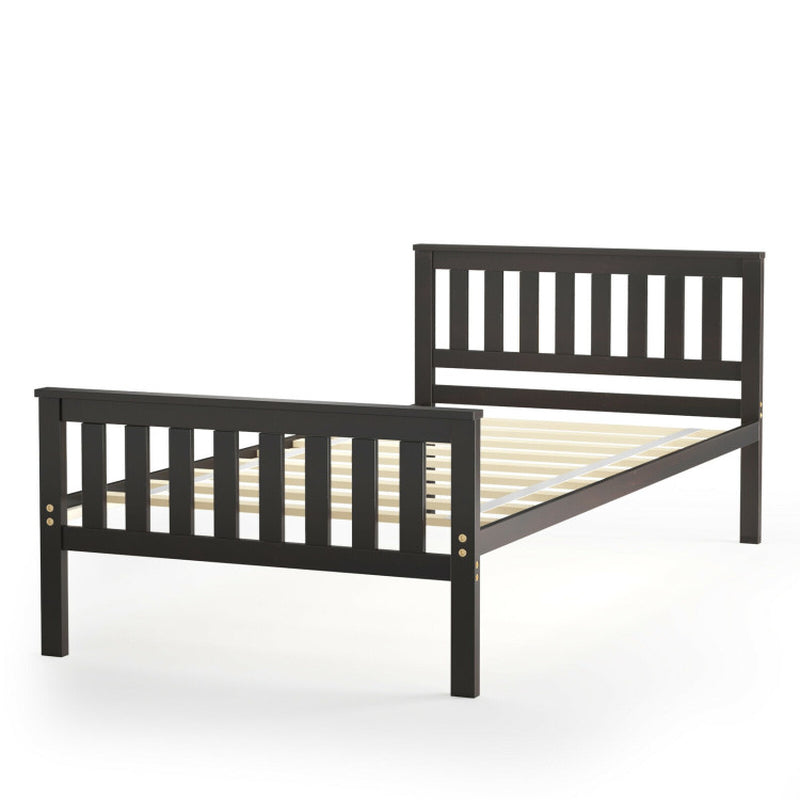 Solid Wood Platform Bed Twin Full Queen With Headboard