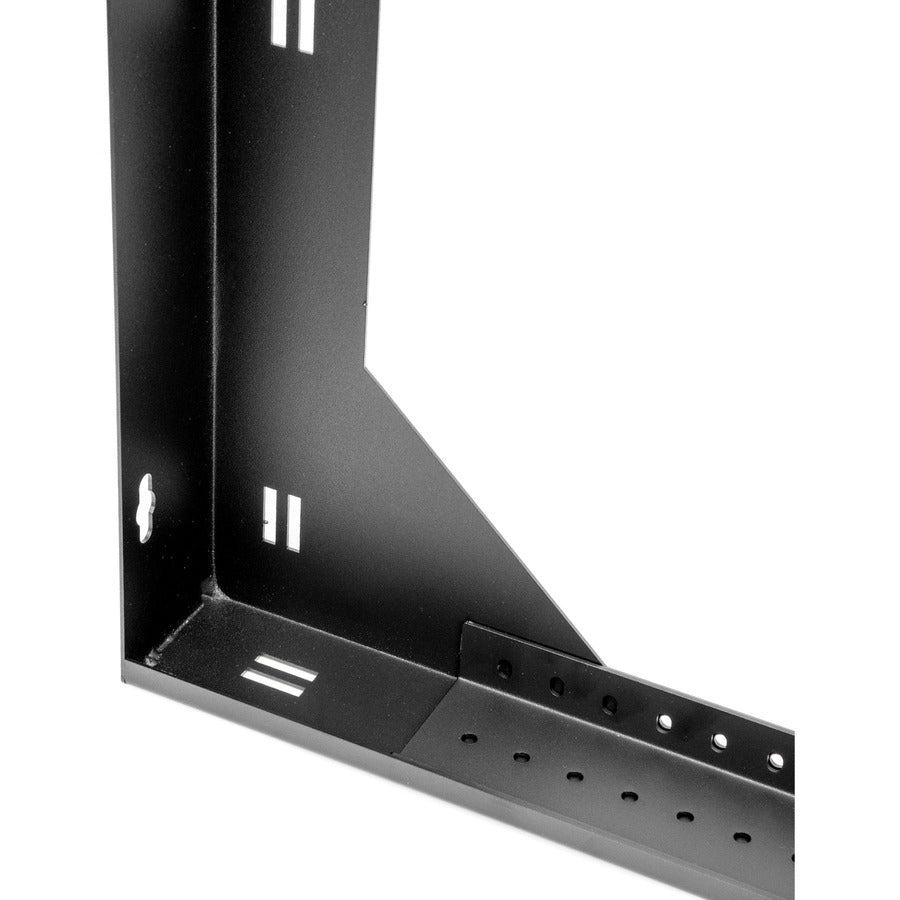 SolidRack 15U Wall Mount Rack - 2-Post Open Frame - Adjustable Depth 18-25.6" - Weight