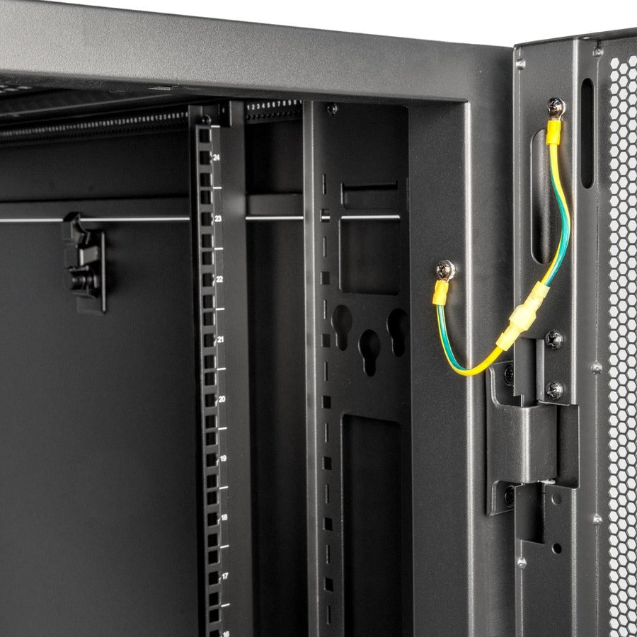 SolidRack R3104 Premium 24U Rack Enclosure Cabinet - Includes Doors & Side Panels - 3300